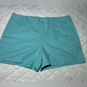 Teal Polka Dot Women's Shorts